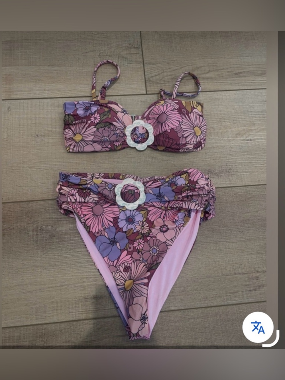 NWOT BeachRiot Swim Top & Swim Bottoms both size Small